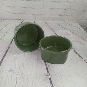 Fiestaware Sage Green Square Bowl Set of‎ two HLC USA WV Homer Laughlin